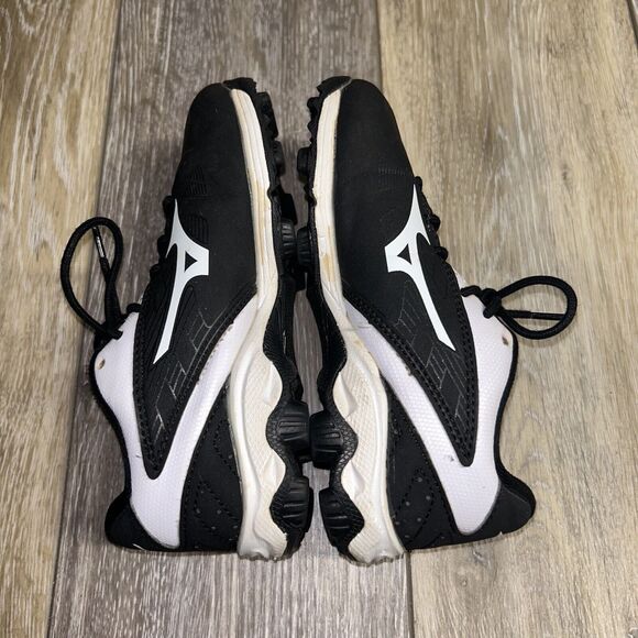 Mizuno 9 Spike Adv Franchise 8 Baseball Cleats Youth Size 12 Black Shoes 320507 - Picture 9 of 11